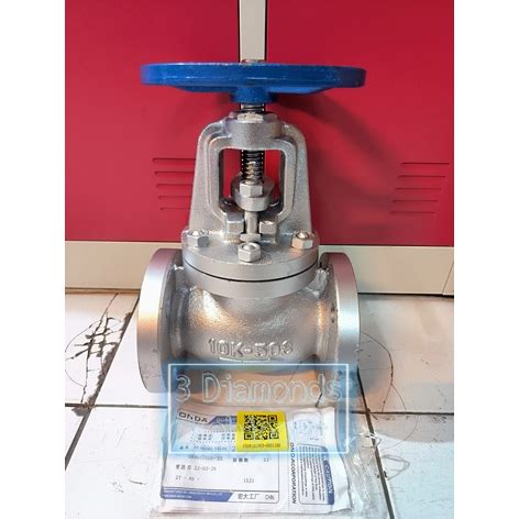 Jual Globe Valve Steam Onda Cast Iron Jis K Shopee Indonesia