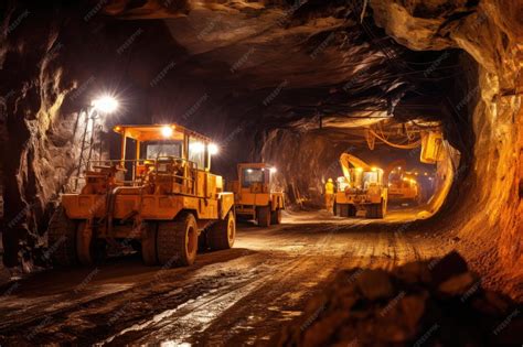 premium ai image underground mining operations  previously