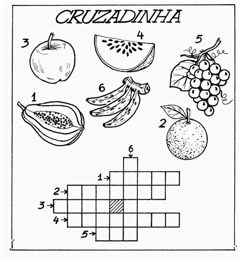 Pedagogas Da Paz Cruzadinha De Frutas