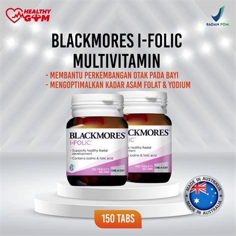 Jual Blackmores I Folic 150 Tablet Multivitamin Ibu Hamil Blackmores