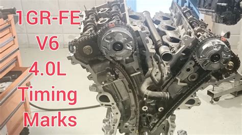 1GR FE V6 4 0L Engine Timing Chain Marks Setting Of Toyota Land Cruiser