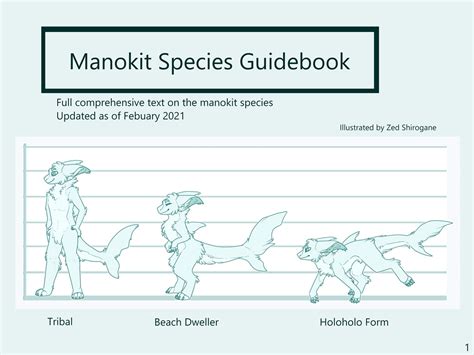 The Official Manokit Species Guidebook Furry Amino