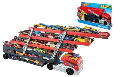 HOT WHEELS Piętrowa LAWETA 45cm DLA 50 AUTEK CKC09 6978327721 oficjalne archiwum Allegro