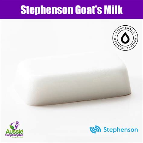 Stephenson Crystal Goats Milk Melt And Pour Soap Base