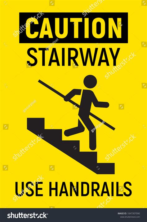 Caution Stairs Symbol Sign Vector Illustration Isolate On 59 Off
