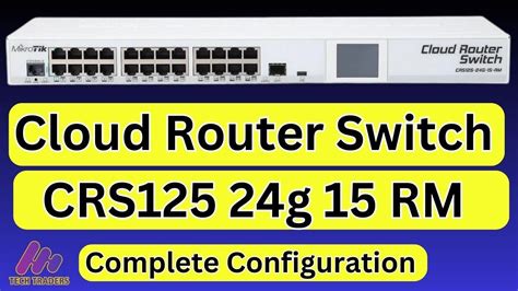 Mikrotik Cloud Router Switch Features Configurations CRS125 24G 15RM