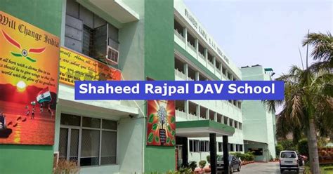 Shaheed Rajpal DAV School Admission 2024-25: Application, Address ...