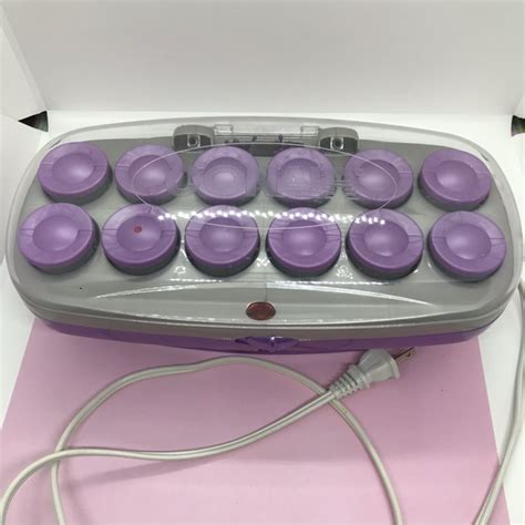 Conair Other Conair Ion Shine Hot Rollers Curlers Purple With Clips Tested Works Poshmark
