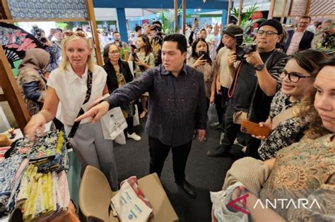 Menteri Tohir Minta Diaspora Indonesia Dukung Umkm