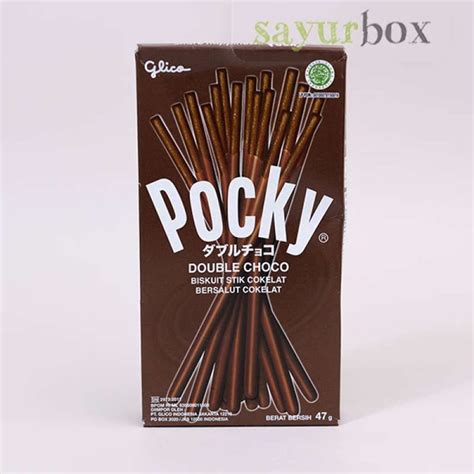 Jual Glico Pocky Biskuit Stick Double Choco 47 Gram Sayurbox Jkt Di