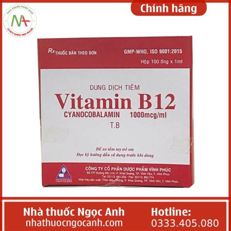 Thu C Vitamin B Mcg Ml Vinphaco C T C D Ng G Gi Bao Nhi U