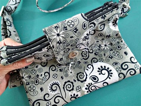 Trinity Bag Triple Zipper Bag Craftsy Bag Pattern Pdf Sewing