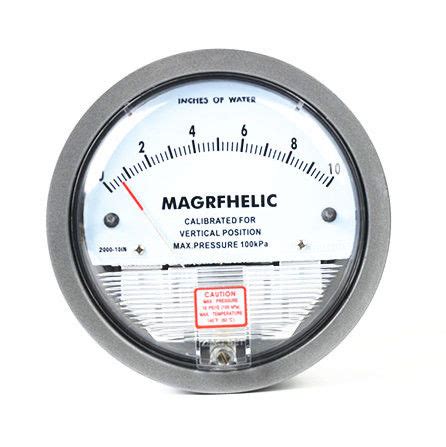 Anti Impact Abs Diaphragm Differential Pressure Gauge