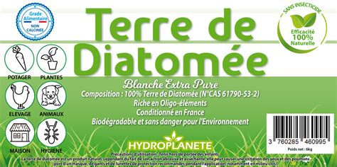 Terre De Diatom E Blanche Grade Alimentaire En Seau De