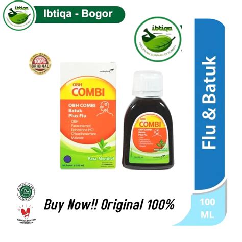 Jual Obh Combi Plus Batuk Flu Menthol Obat Batuk Herbal Ml