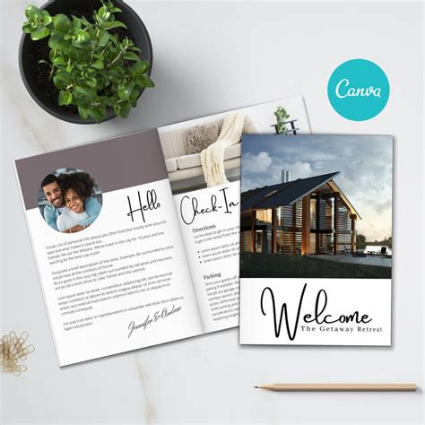 Airbnb Welcome Book Template Page Host Guidebook Etsy Vrbo Host