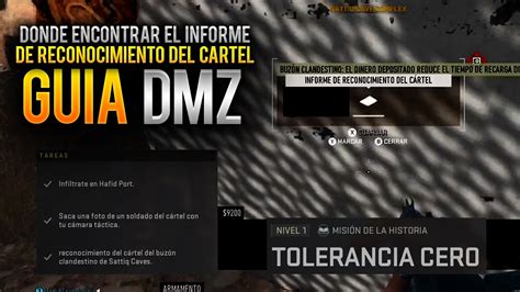 Guia Dmz Mision Tolerancia Cero Como Sacar Foto Al Cartel Y