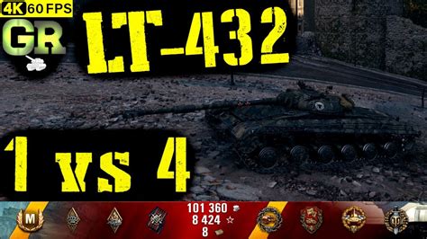 World Of Tanks Lt 432 Replay 6 Kills 4 3k Dmg Patch 1 4 0 Youtube