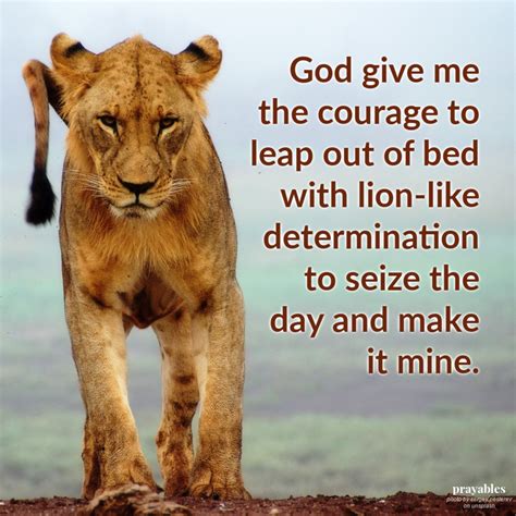 Prayer Live Like A Lion Prayables