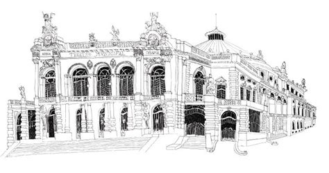 Teatro Municipal De S O Paulo Urban Sketchers