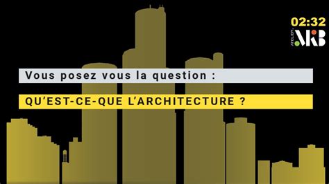 Qu Est Ce Que L Architecture Youtube