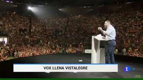 Telediario 1 Vox Llena Vistalegre Y Carga Contra La Historia Criminal