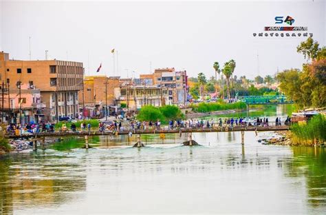 Shatt Al Hilla River Runs Exactly In The Middle Of Al Hillah Province