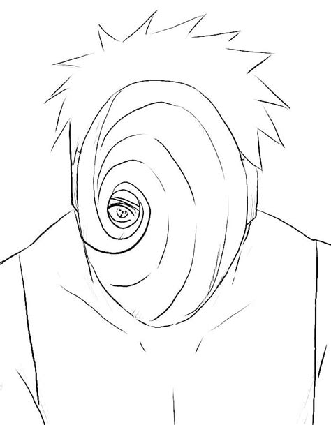 How To Draw Tobi Mask