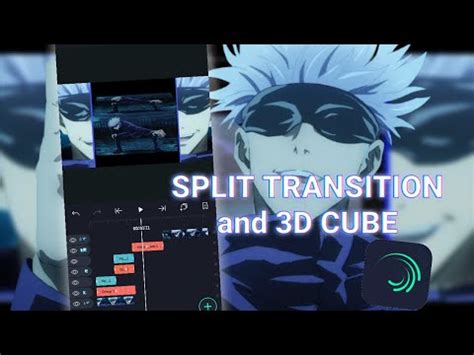 Tutorial Split Transition And 3D Cube Alight Motion ENG Sub YouTube