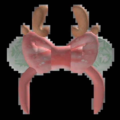 Christmas Preppy Reindeer Bow Headband Roblox Item Rolimon S