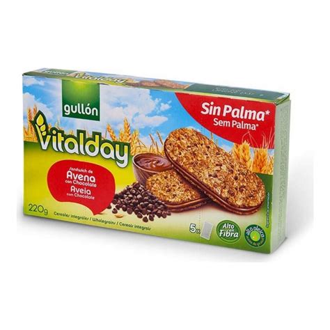 Galletas Gullón Vitalday Sandwich Avellanas 220 g Comprar a precio