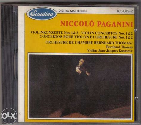 Cd Paganini Concertos Para Violino E Orquestra Nºs 1 And 2 Bonfim • Olx Portugal