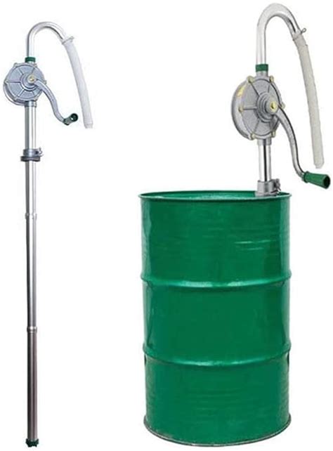 Hand Oil Pump Aluminium Rotary Oil Fuel Hand Pump Self Priming Fuel Oil Diesel Pump 55 Gallon