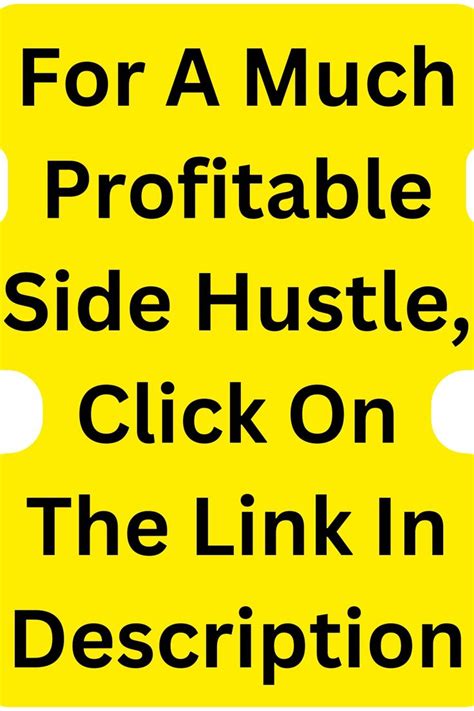 Easy Side Hustle To Create Continuous Passive Income Side Hustle