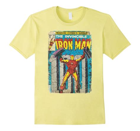 Iron Man Classic Retro Comic Vintage Cover Graphic T Shirt Cl Colamaga