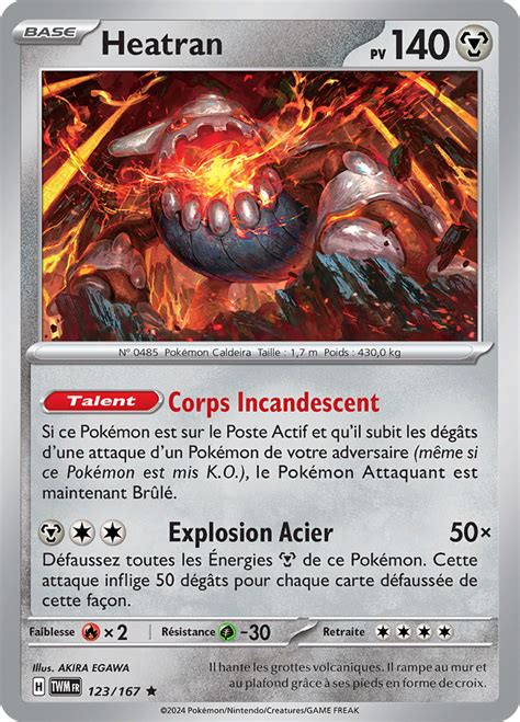 Heatran Carlate Et Violet Mascarade Cr Pusculaire Pok P Dia