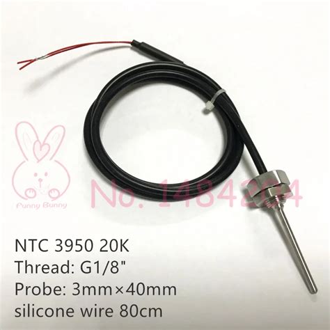 Ntc K Thermistor Temperatur Sensor Sus Mm Mm Sonde Cm