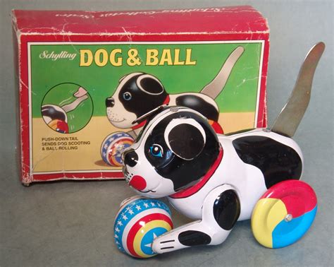 Main Street Toys - Schylling Tin Dog And Ball