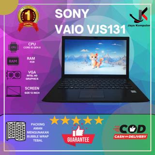 Jual Laptop Sony VAIO VJS131 Intel Core I5 Gen 6th Ram 8GB Storage SSD