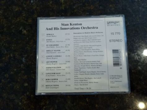 Stan Kenton Stan Kenton His Innovations Orchestra Cd Like New