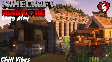 Minecraft Hardcore Lets Play Membuat Pos Jaga Rumah Pemancing