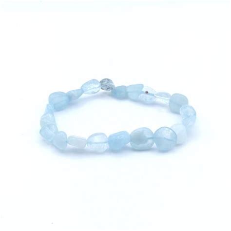 Aigue Marine Bracelets Mini Roul S Pierre Naturelle