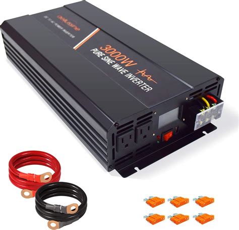 Amazon Aeliussine 3000 Watt Pure Sine Wave Inverter 12 Volt Dc To