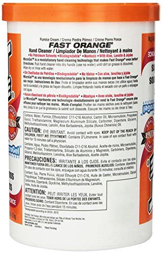 Permatex Fast Orange Pumice Cream Hand Cleaner Lbs