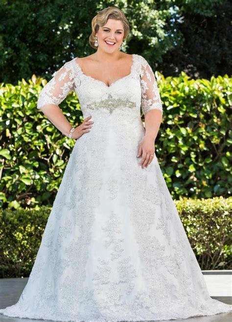 50 Decent Wedding Dresses For Older Brides Over 60 Plus Size Women