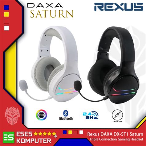 Jual Headset Rexus Daxa Saturn St St Wireless Rgb Headset Gaming