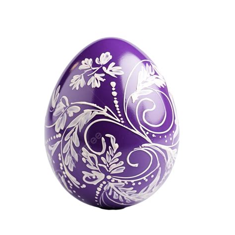 Purple Easter Egg Season Nature Easter PNG Transparent Image And