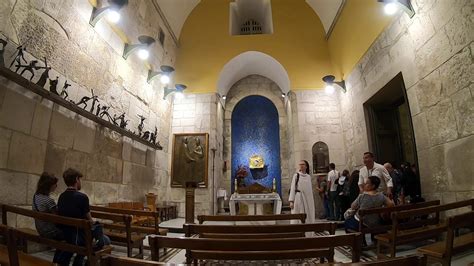 Chapel Of Apparition Church Of Holy Sepulchre Jerusalem Israel Oct