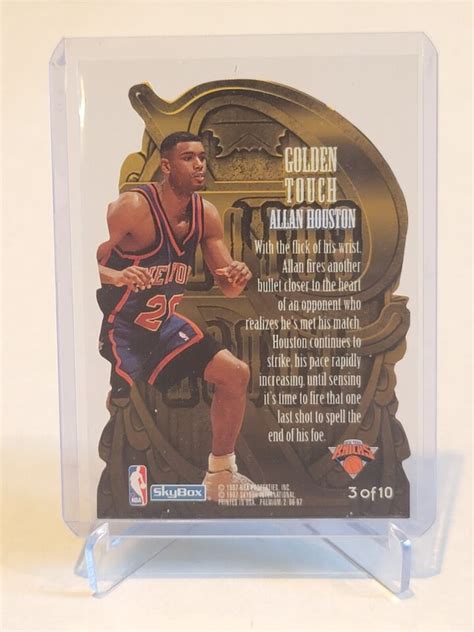 1996 97 Skybox Premium Golden Touch Allan Houston 3 EBay