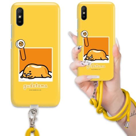 Etui QUICK do XIAOMI REDMI 9i Żółty Sznurek Jajko GUDETAMA Kawaii Mix